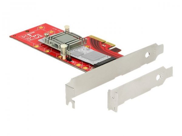Delock PCI Express x4 Karte> 1x intern NVMe m.2 Key m 110mm mit Kühlkörper - Scheda di interfaccia