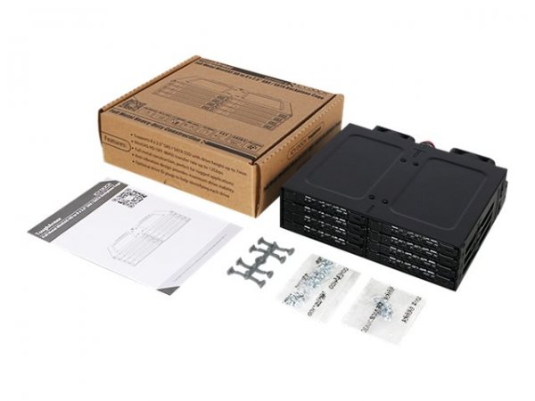 Icy Dock ToughArmor - MB998IP-B - 8 Bay 2.5" SAS/SATA SSD&HDD 7mm
