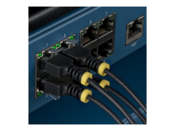 StarTech.com Black Ultra Slim CAT6a Cable - Cavo - Rete