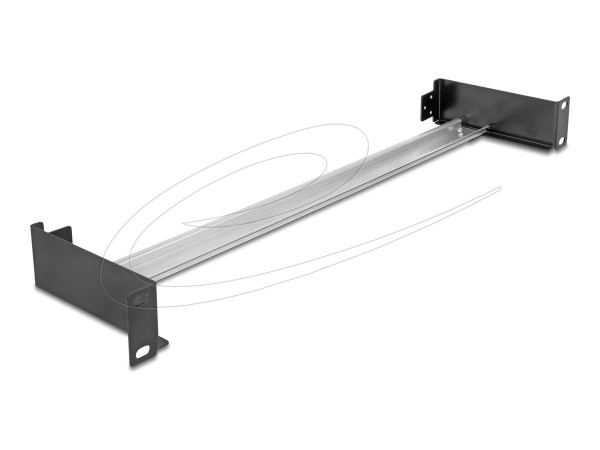Delock 19" Hutschienenpanel zum Einbau horizontal oder verti