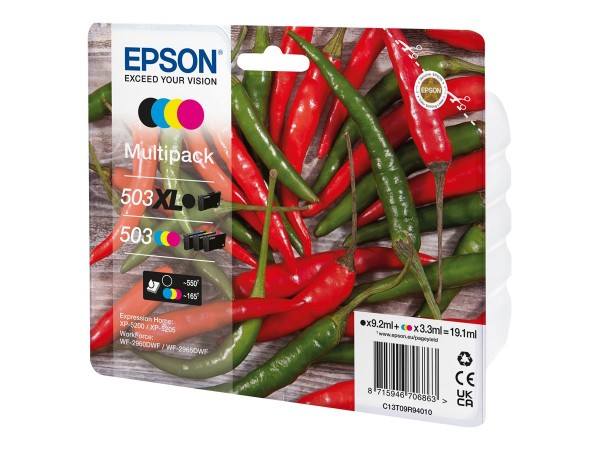 Epson 503/503 XL Multipack - Originale - Cartuccia di inchiostro