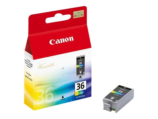 Canon CLI-36 Color - Farbe (Cyan, Magenta, Gelb, Schwarz)