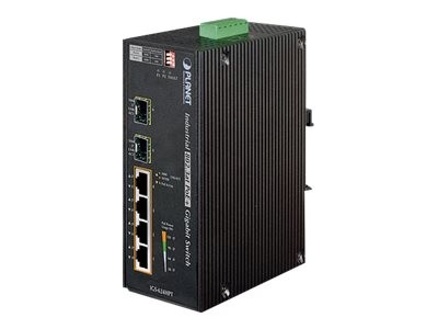 Planet IGS-624HPT - Non gestito - Gigabit Ethernet (10/100/1000) - Full duplex - Supporto Power over