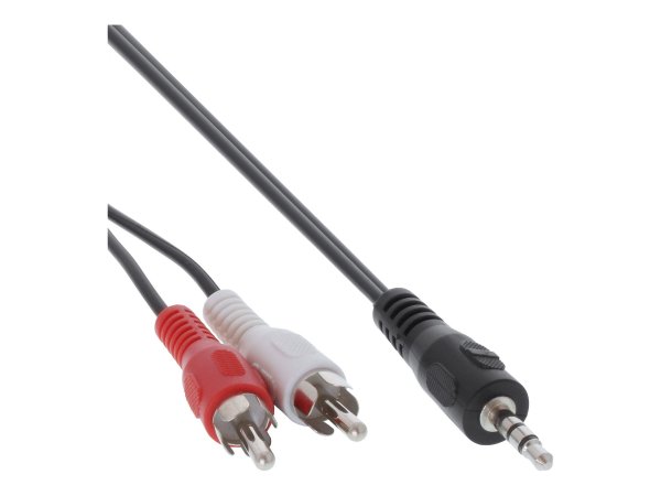 InLine Cavo Audio Jack 3,5mm M a 2x RCA M - 1m