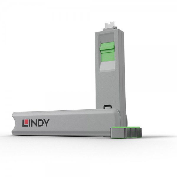 Lindy Usb Typ C Port Schloss grün