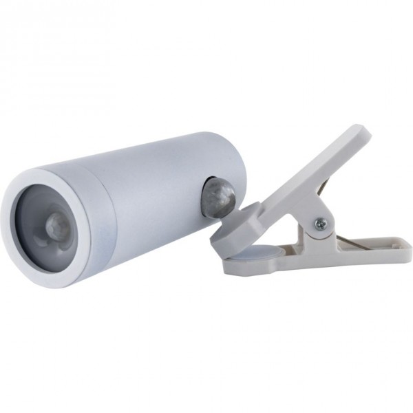 REV Ritter LED Akku Clip Leuchte mit Schalter weiß 2014100300