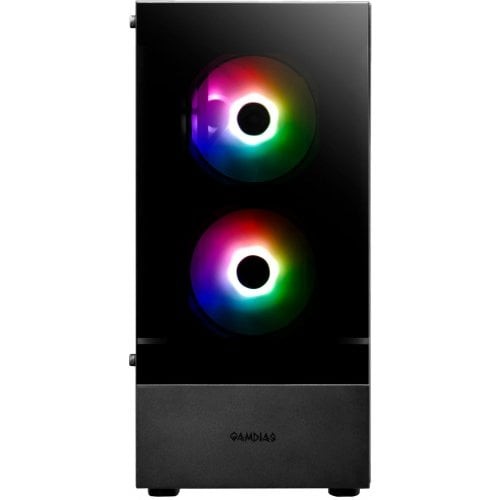 GAMDIAS Talos E3 GAMING Miditower Black retail - Midi/minitower - ATX