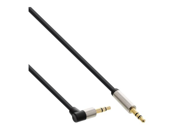 InLine Cavo Audio Jack Slim3,5mm M-M angolare 90° - stereo - 3m