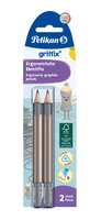 Pelikan 817028 - B - Beige - Grigio - Triangolare - 3,5 mm - 140 mm - 2 pz