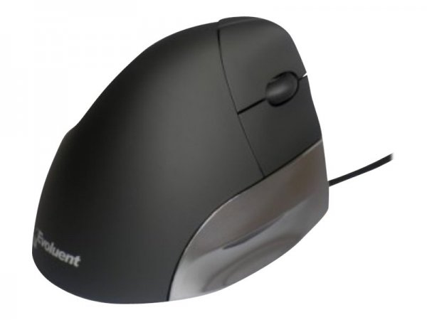 Evoluent VMSR - Mano destra - USB tipo A - 1200 DPI - Nero - Argento