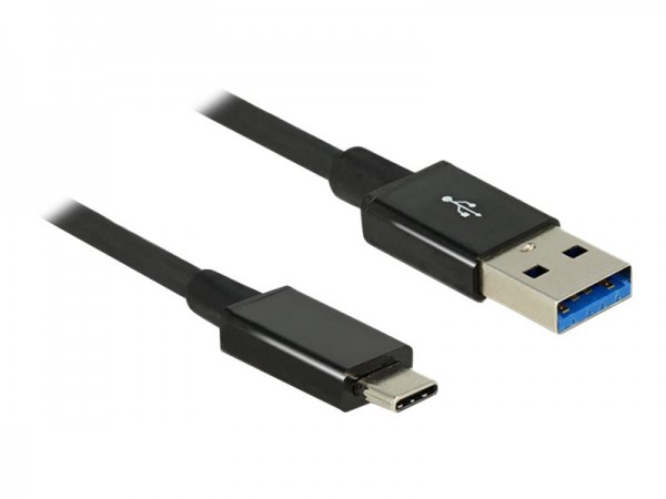 Delock 1m USB 3.1 Gen 2 Type-C/Type-A - 1 m - USB A - USB C - USB 3.2 Gen 2 (3.1 Gen 2) - Maschio/Ma