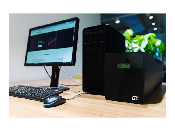 Green Cell Microsine LCD - USV - Wechselstrom 220/230 - (offline) ups - 2000 W