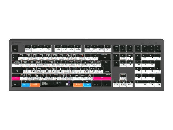 Logickeyboard LKB-AEPP-A2M-UK - Full-size (100%) - Cablato - USB - Tasto con meccanismo a forbici -