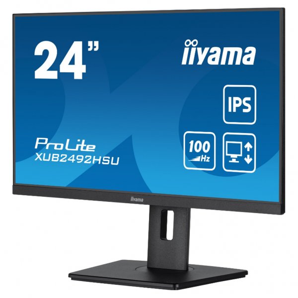 Iiyama XUB2492HSU-B6 - 60,5 cm (23.8") - 1920 x 1080 Pixel - Full HD - LED - 0,4 ms - Nero