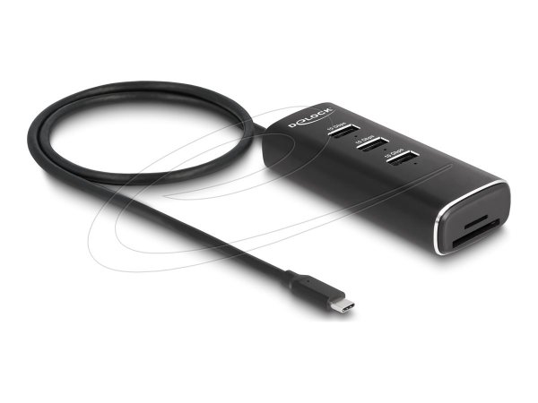 Delock USB 10 Gbps Hub inkl. SD/Micro SD Card Reader