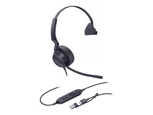 Yealink Headset UH42 Mono USB-C/A - Cuffia - Mono
