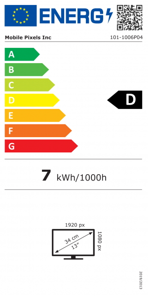 Mobile Pixels Duex Plus DS 13.3 Bildschirmerweiterung - Schermo piatto (tft/lcd) - 33,8 cm
