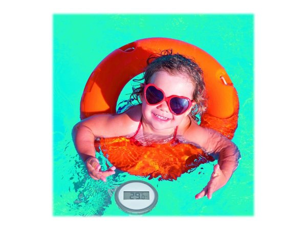 TFA PALMA - Termometro per ambiente liquido - Interno/esterno - Nero - Grigio - Plastica - Quadrato