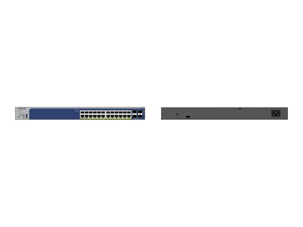 Netgear 24P GE PoE++ Smart Switch W/10G SFP+ GS728TXUP - Interruttore - 0,1 Gbps