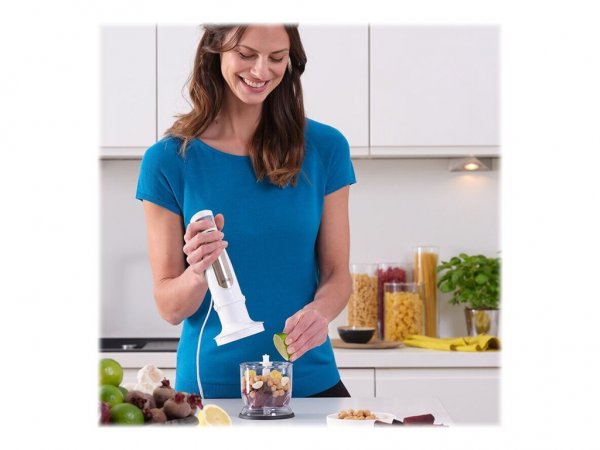 Braun MultiQuick 7 MQ7020 WH - Frullatore ad immersione - 0,6 L - 1,2 m - 1000 W - Bianco