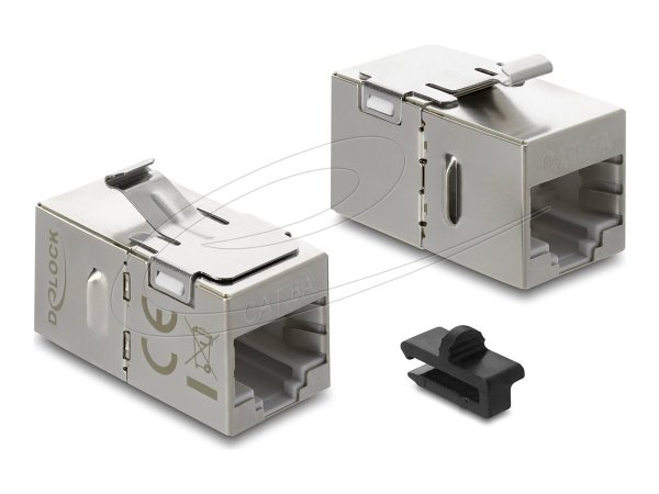 Delock Keystone-Modul Kupplung RJ45 Buchse zu geschirmt - Cavo - Rete