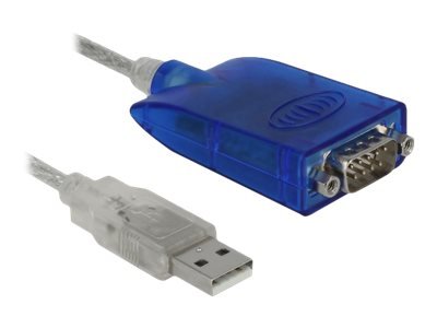 Delock 64055 - USB tipo A - RS-232 - RS-232/485 - Traslucido - 1,5 m - -40 - 85 °C