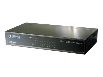 Planet GSD-803 - Switch - 8 x - Interruttore - Filo di rame