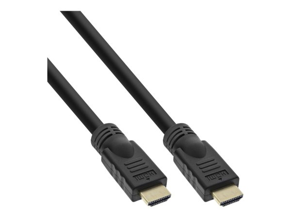InLine cavo HDMI HiD - HDMI-HS con Eth. - Premium - 4K2K - ST / ST - oro - 12,5m