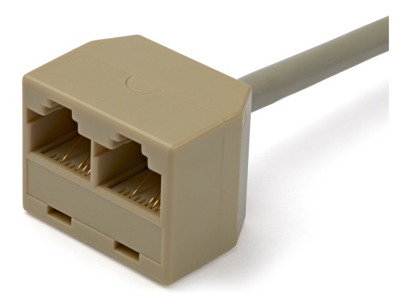 StarTech.com 2 auf 1 Rj45 10/100 Mbit/s Splitter Kabel Adapter - St/Bu - Adattatore - Rete