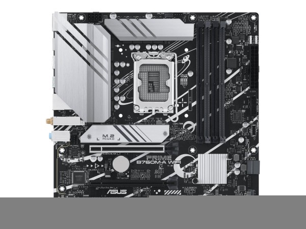 ASUS PRIME B760M-A WIFI - Motherboard - micro ATX - LGA1700-Sockel - B760 Chipsatz - USB 3,2 Gen 1,