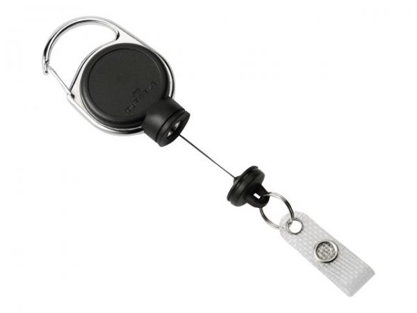 Durable 832901 - Supporto per badge - Paesaggio/Ritratto - Nero - 60 cm - 1 pz