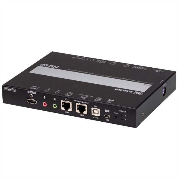 ATEN CN9850 Einzelport 4K HDMI KVM ov IP - Cavo - Digitale/display/video