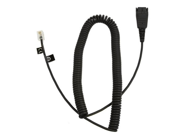 Jabra 8800-01-06 - 0,5 m - QD - Nero - Cina - 50 mm - 50 mm