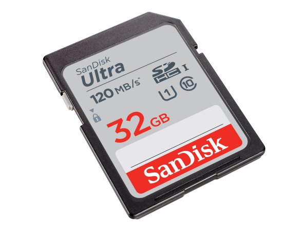 SanDisk Ultra - 32 GB - SDHC - Classe 10 - UHS-I - 120 MB/s - Class 1 (U1)