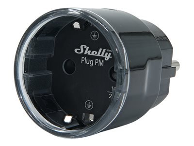 Shelly Plug PM Gen3 Black WLAN Power Metering Smart