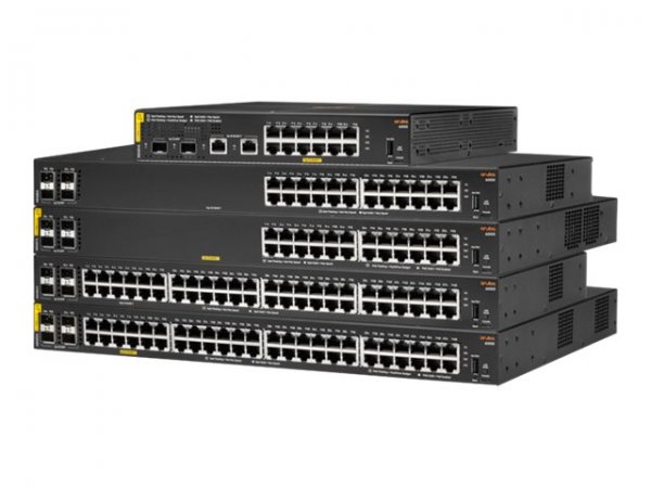 HPE Networking CX 6000 48G Class4 PoE 4SFP 370W Switch - Gestito - L3 - Gigabit Ethernet (10/100/100