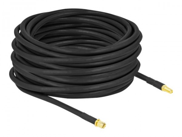 Delock Antennenkabel SMA Stecker zu Buchse LMR/CFD300 - Cavo - Antenna/tv