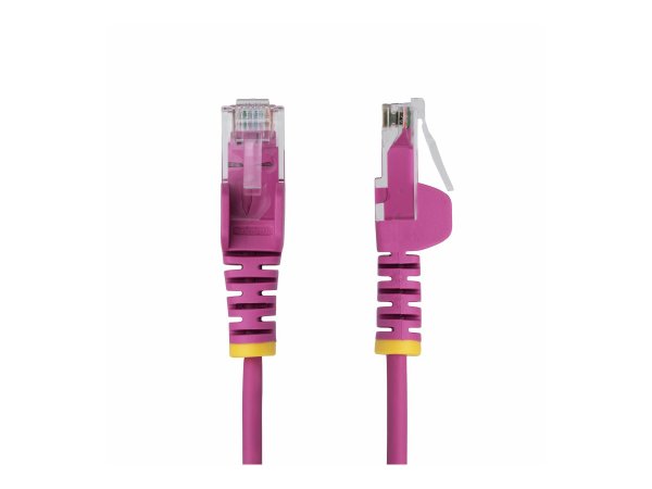 StarTech.com Pink Slim Cat6 Ethernet Cable - Cavo - Rete