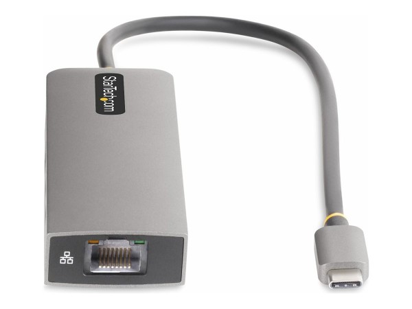 StarTech.com Hub USB-C a 3 porte con Ethernet da 2,5 Gbps e porta Power Delivery Pass-through da 100