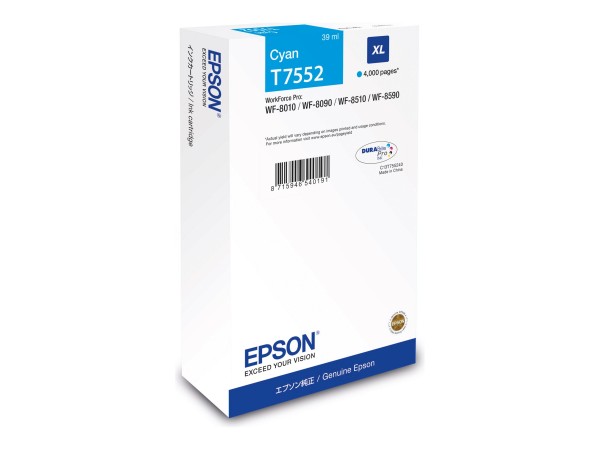 Epson WF-8xxx Series Ink Cartridge Xl Cyan - Originale - Cartuccia di inchiostro