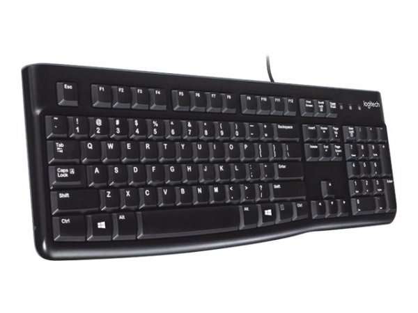 Logitech K120 - Cablato - USB - QWERTY - Nero