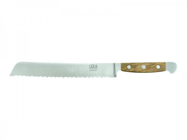 GÜDE Alpha Brotmesser 21 cm Olive X430/21