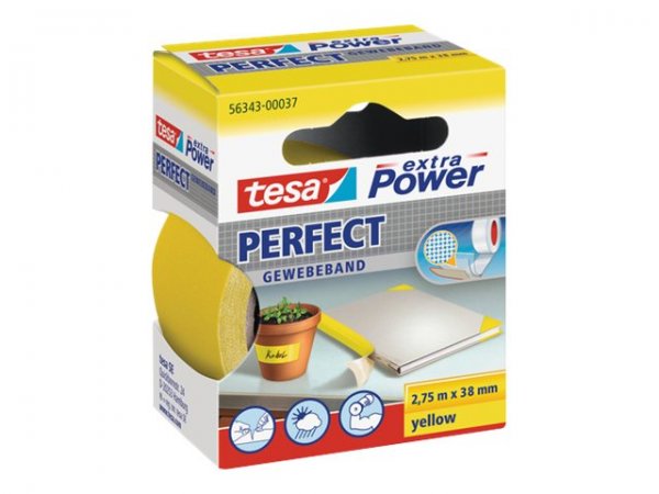 Tesa Extra Power 38mmx2.75m - 2,75 m - Giallo - 38 mm - 1 pz