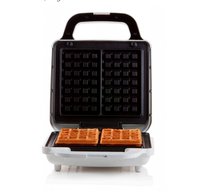 Domo DO9222W - 2 waffle - Rettangolare - Nero - Bianco - 900 W - 302 mm - 243 mm