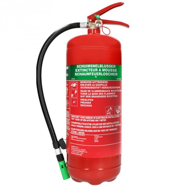 Alecto ALO BS-6 - Feuerlöscher Schaum 6 Liter