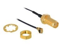 Delock HF Antenna Connection for Installation - Antennenkabel - I-PEX m - RP-SMA W - Cavo - Antenna/