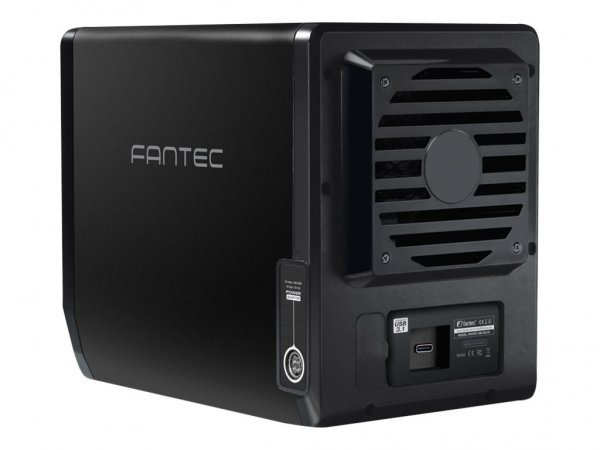 FANTEC QB-35U31 - 3.5" - SATA - Seriale ATA II - Serial ATA III - 10 Gbit/s - Nero - 1 ventola(e) -