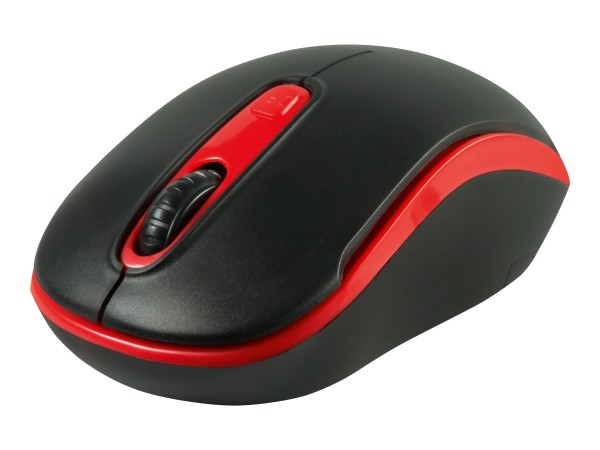 SPEEDLINK Ceptica - Ambidestro - Ottico - RF Wireless - 1600 DPI - Nero - Rosso