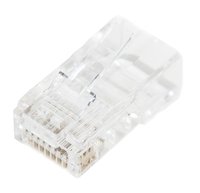 DIGITUS RJ45 Modular plug 8P8C pass-through CAT 5e unshielded AWG 26-24 100 - Cavo - Rete