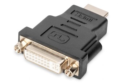DIGITUS Adattatore HDMI - HDMI Type A (Standard) - DVI-I - (24+5) - Nero